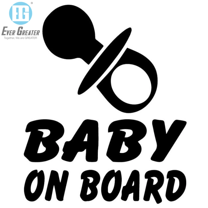 Creative Car Warning Signs Baby on Board for Safety