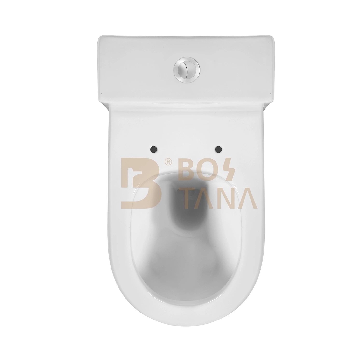 Alta rentabilidad wc de dos piezas de cerámica de orificio de salida con un gran cuarto de baño WC