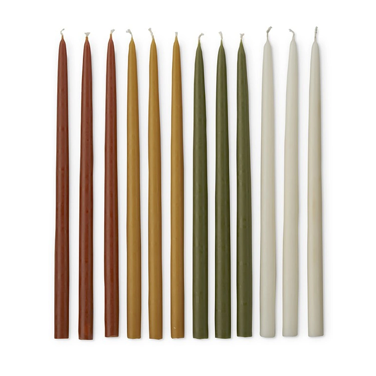 Household Colored Taper Candle From China Candle Factory