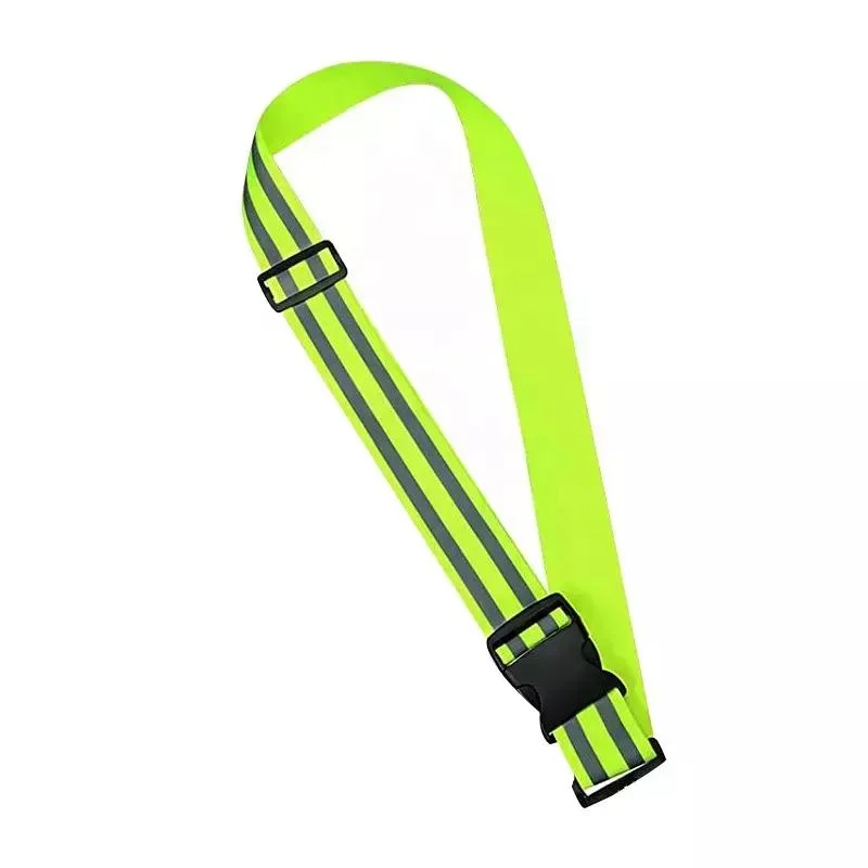 High Visibility Reflective Sash Reflective Belt Adjustable Reflective Safety Strap Belt for Walking in The Dark