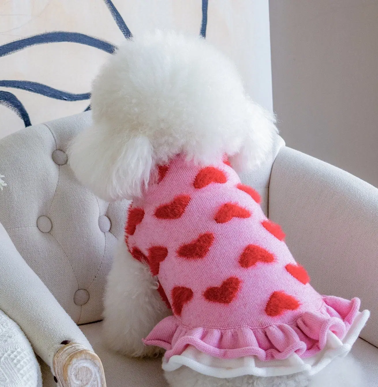 Roupa de cão quente da Princesa Dog Sweater Winter Puppy Jacket Pet Roupas