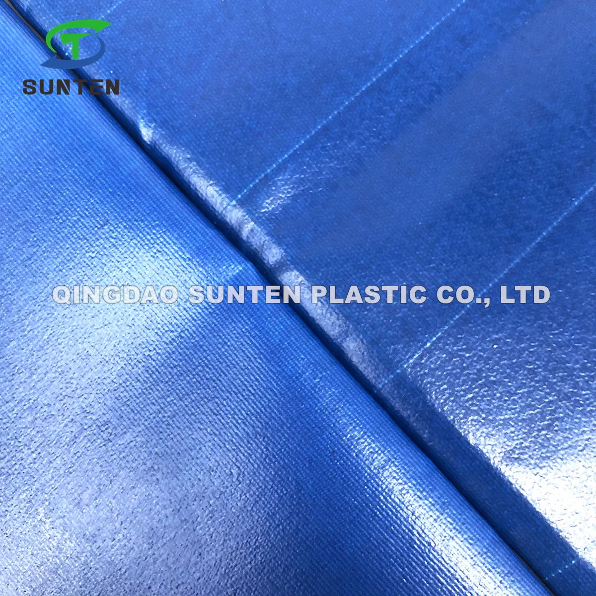 300g-1500g Blue PVC Coated Tarpaulin Canvas Fabric