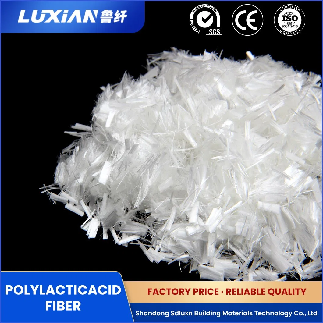 Luxn Short Fiber Wholesale/Supplier PLA Lxpl PLA Fiber Corn Fiber China 1.24G/Cm3 Density Natural Degradation PLA Fiber Manufacturing Applied to Filling Material