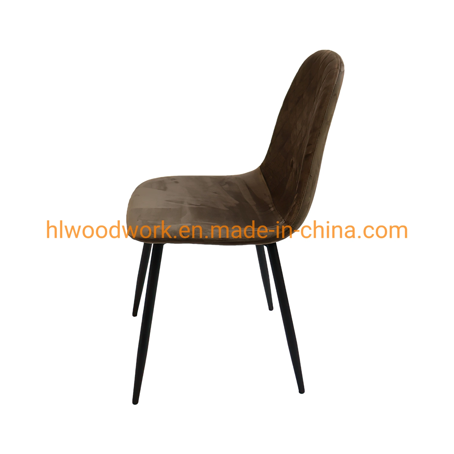 precio de fábrica de muebles hogar moderno restaurante del Hotel Da Pranzo Sedia Sillas de comedor moderna en silla de comedor moderno Velluto Sedia Moderna Brown