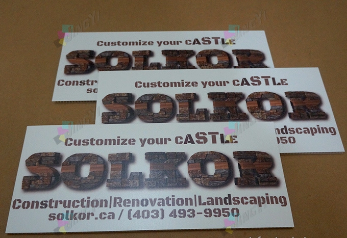 Custom Printing Waterproof Corflute Sign Board For Outdoor Advertising