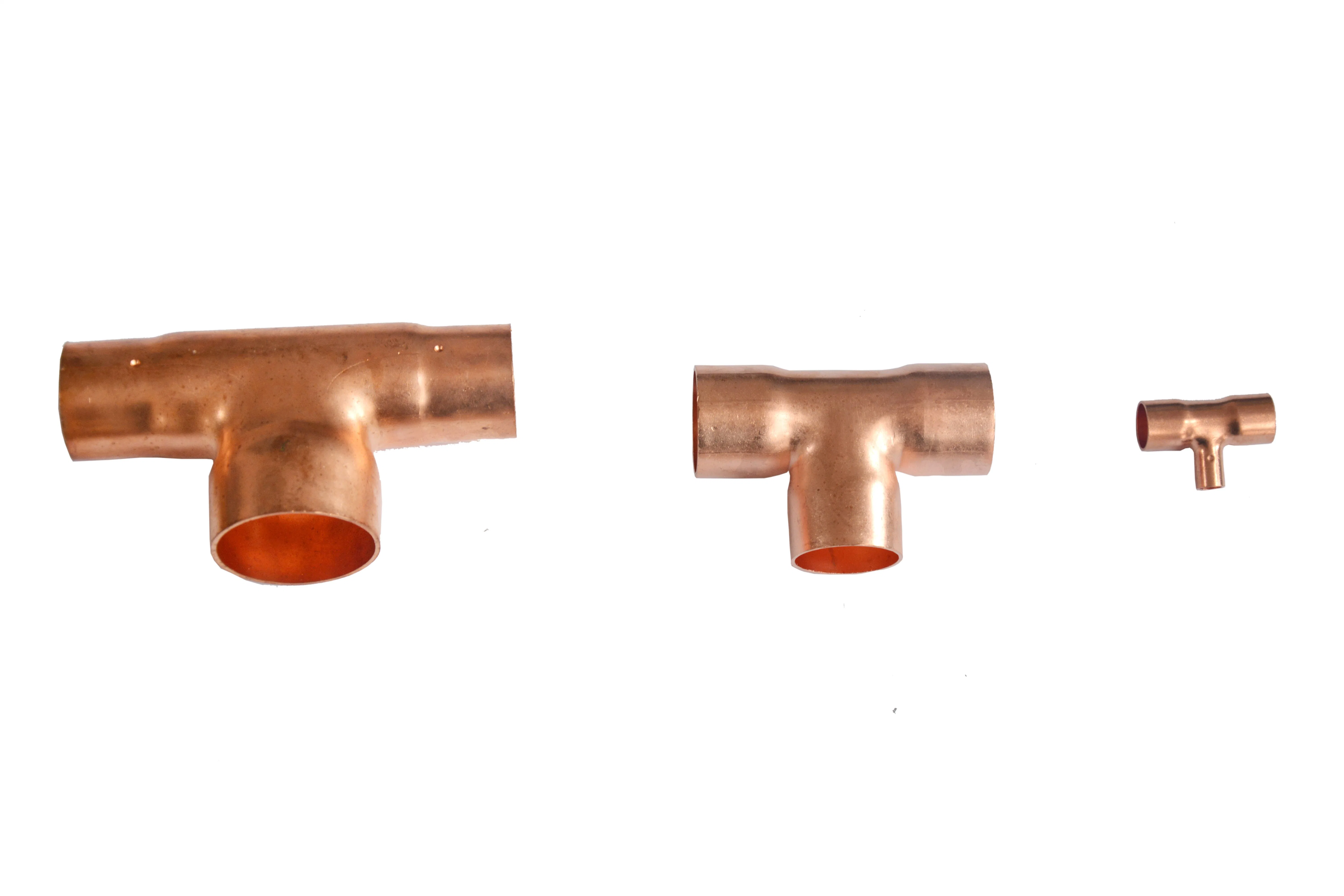 90 Degree 45 Degree Copper Pipe Elbow Copper Fittings for Frigeration and Air Conditioning Spare Parts