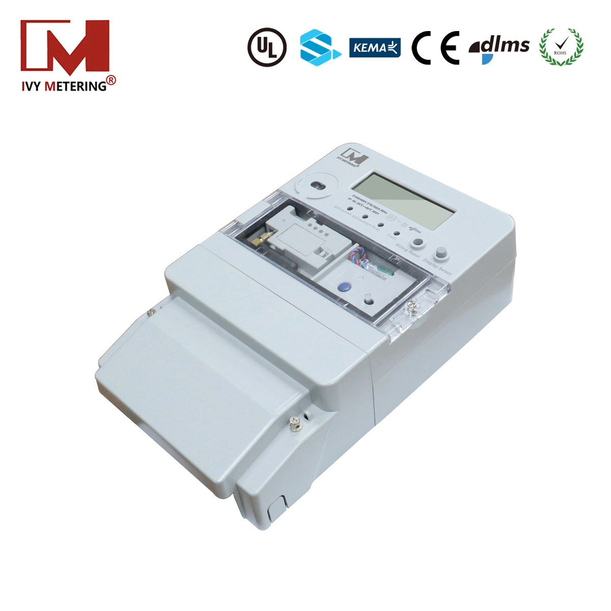 Anti-Theft PLC Energy Meter with Dlms Protocol for Meter Reading