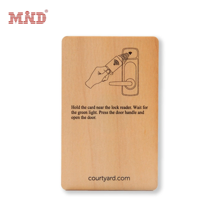 Wood NFC Card Wood RFID Card Wooden Hote Key Card