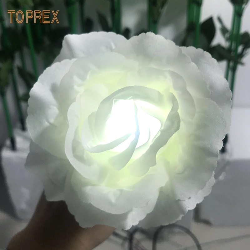 High quality/High cost performance  Festival Lighting Glitter Gift LED Light Artificial Flower