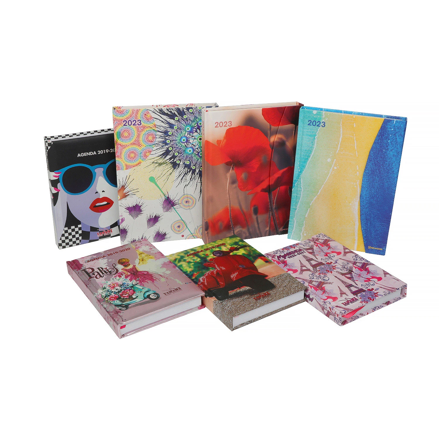 Foam Foiling Cover Four Color Note Book Agenda Printing