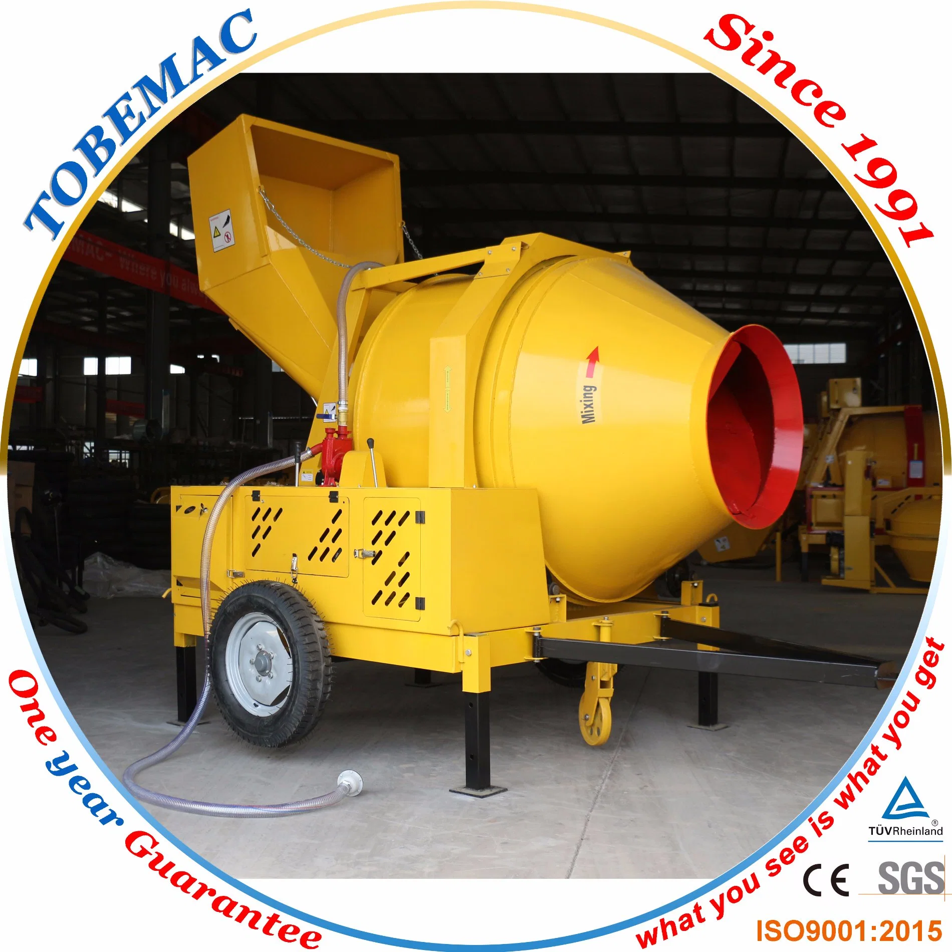 Tobemac Jzc500 Concrete Pump with Diesel Engine