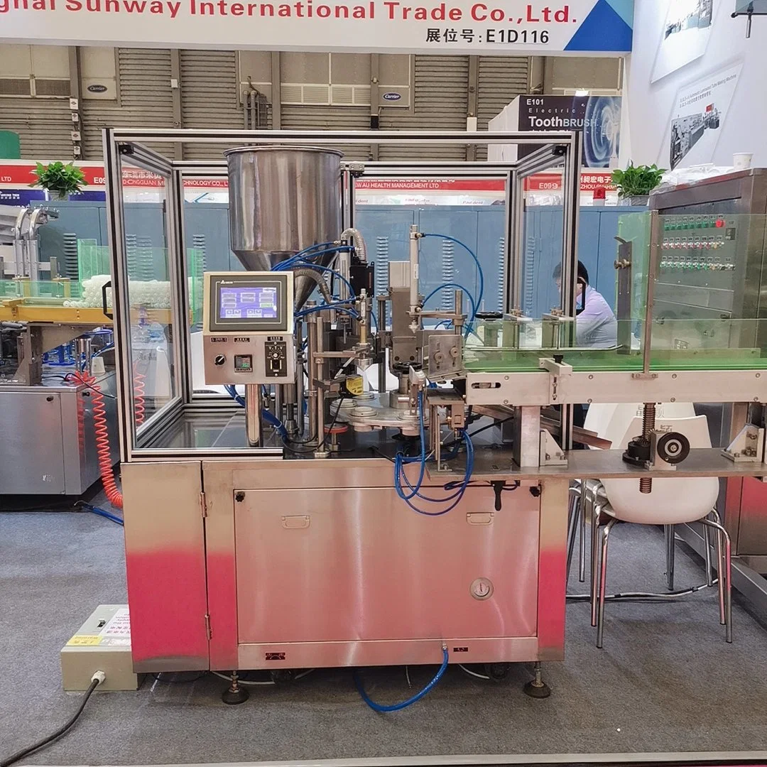 Seamless PE Tube Filling Sealing Batching Code Machine