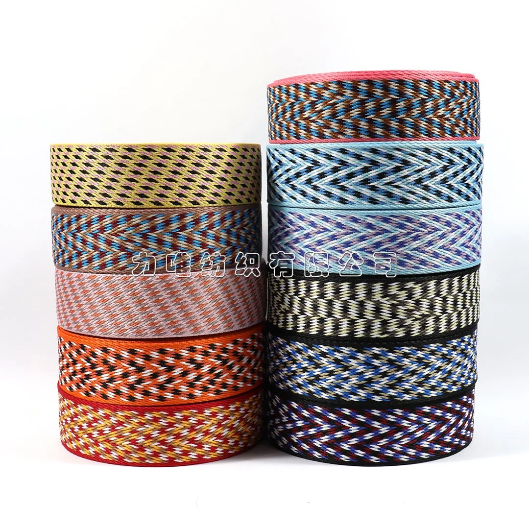 Twill Pattern Guitar Strap Multiple Colors Bag Belt Polyester Jacquard Webbing