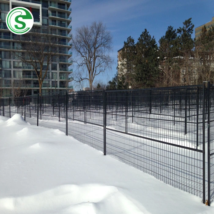 Durável Canadá construção galvanizou temporariamente Fence Solid Fencing temporário