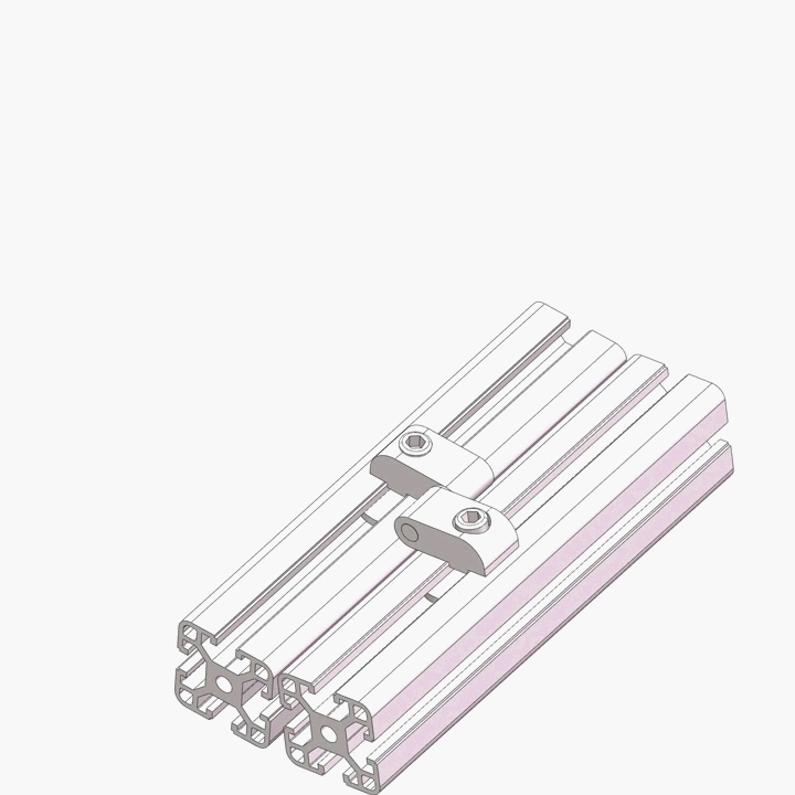 6061-T6 Aluminium 4530er Standard Lift-off Window and Door Hinge for Aluminium Profile