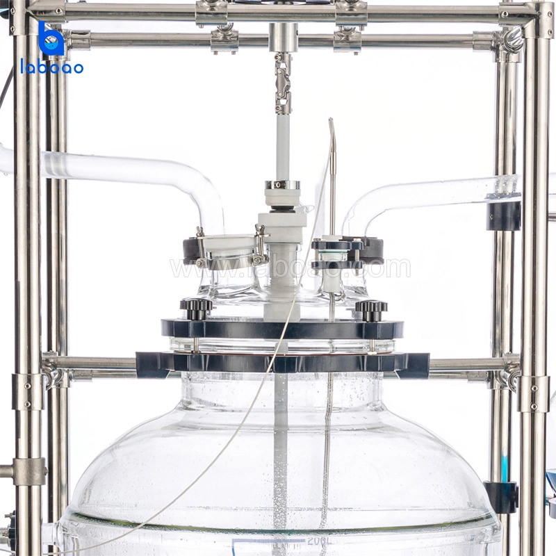 Laboao 5% off China Pharmaceutical Chemical Laboratory Jacketed Glass Reactor