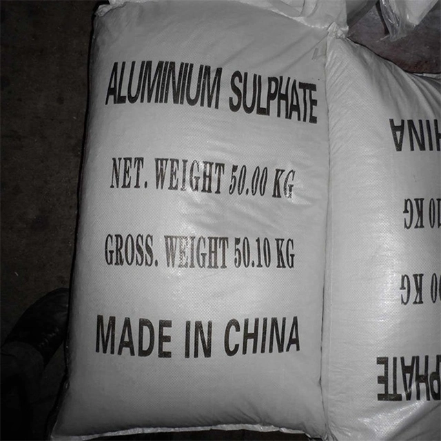 Factory Manufacturer Iron Free 17% Powder Aluminum Sulfate for Flocculant