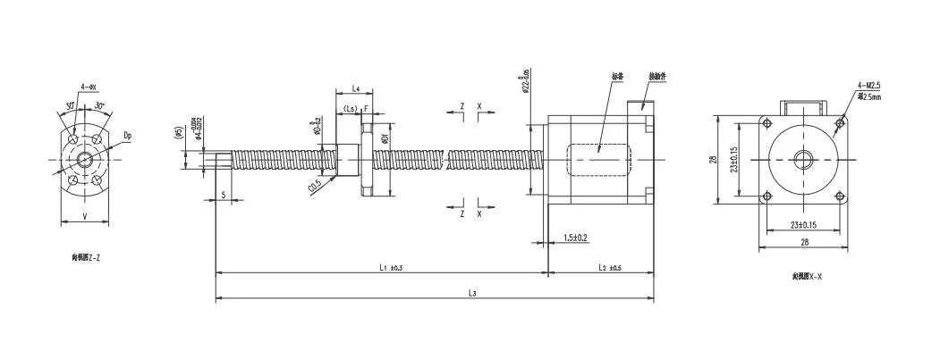 Kgg Small Screw Stepper Motor with High Speed Electric Drive Gssd Series