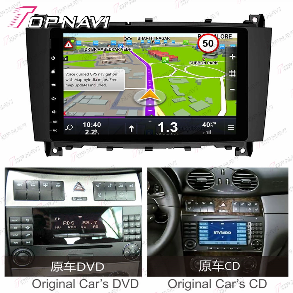 7 Zoll Autoradio-System für Benz C-Klasse W203 2004 2005 2006 2007/Benz Clk W209 2004 2005 Auto Touchscreen-Display GPS