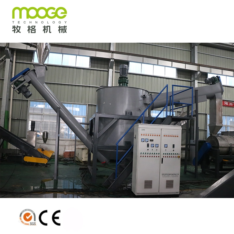 Machine de recyclage des déchets de bouteilles de lait PE PP PET MEB-Series pour la fabrication de films agricoles, de sacs tissés géants, de concassage et de lavage de plastique recyclé