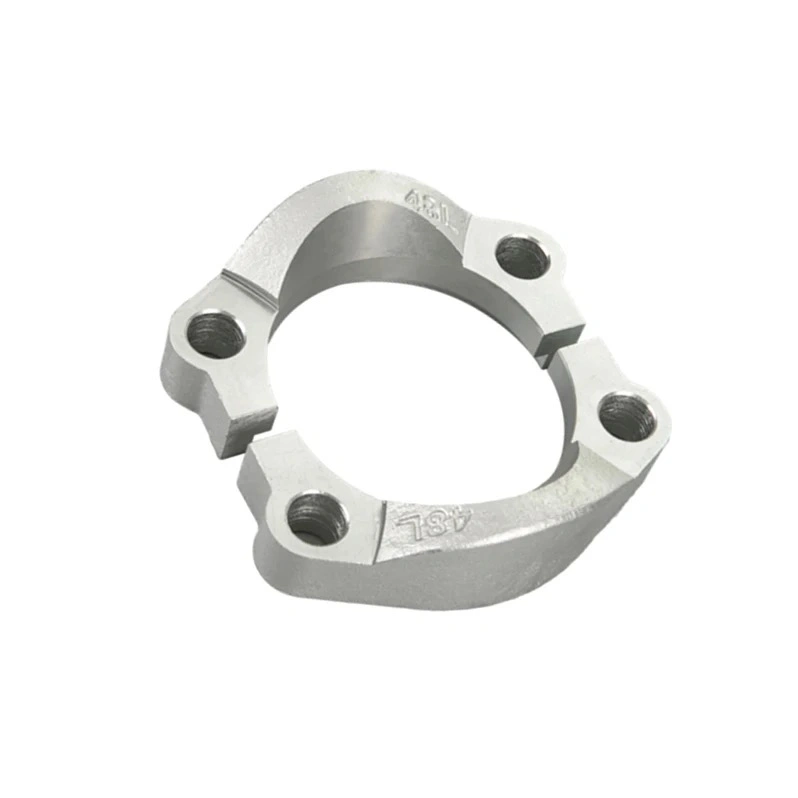 OEM Investment Casting Stainless Steel Hydraulic Plumbing Joint Adaptor Hose Connector Accessories Pipe Tube Fitting Forged Split Flange Halves-Flat SAE Clamps