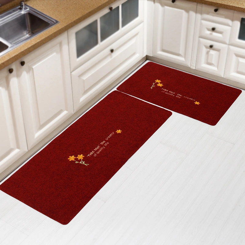 TPR Backing Door Mat with Pet Surface for Kitchen