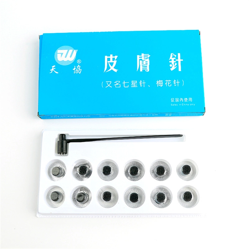 Tianxie Disposable Sterile Seven Star Plum Blossom Skin Needles with Double Heads Health Products