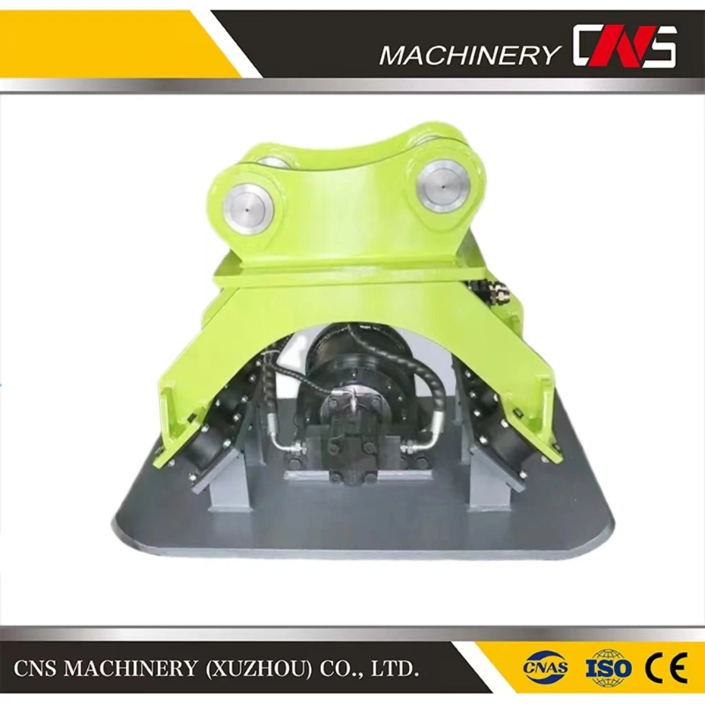 1 Ton-10 Ton Hydraulic Vibro Concrete Compactor Soil Plate Compactor Machine for Excavator