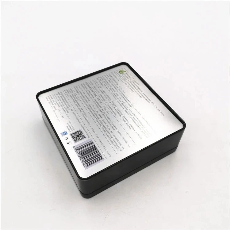 Custom Square Metal Tin Box for Cosmetic Packaging