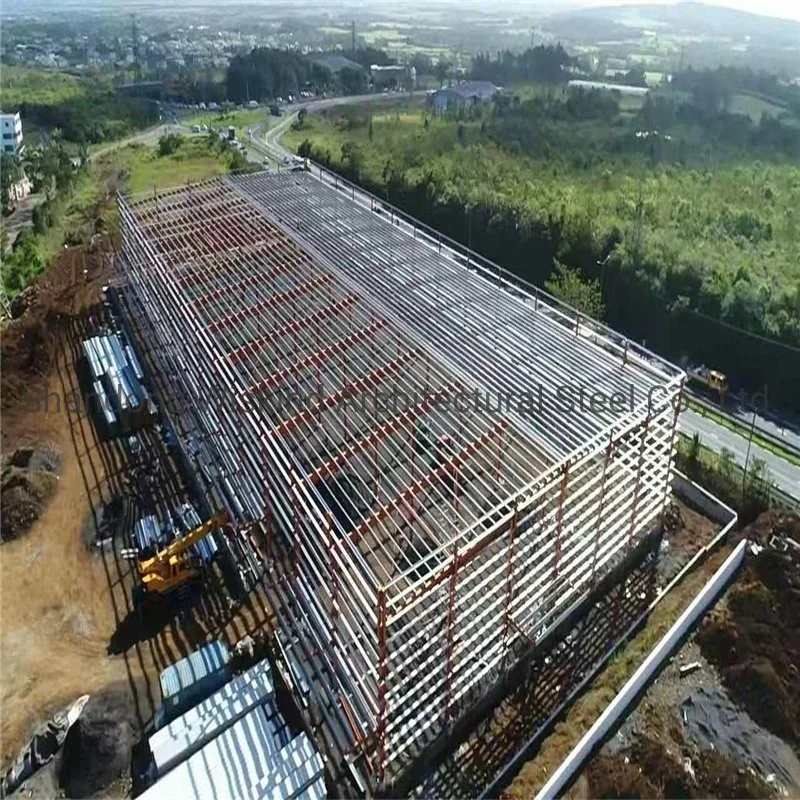 2022 Metal Prefab Steel Fabrication Structure for Garage Shed