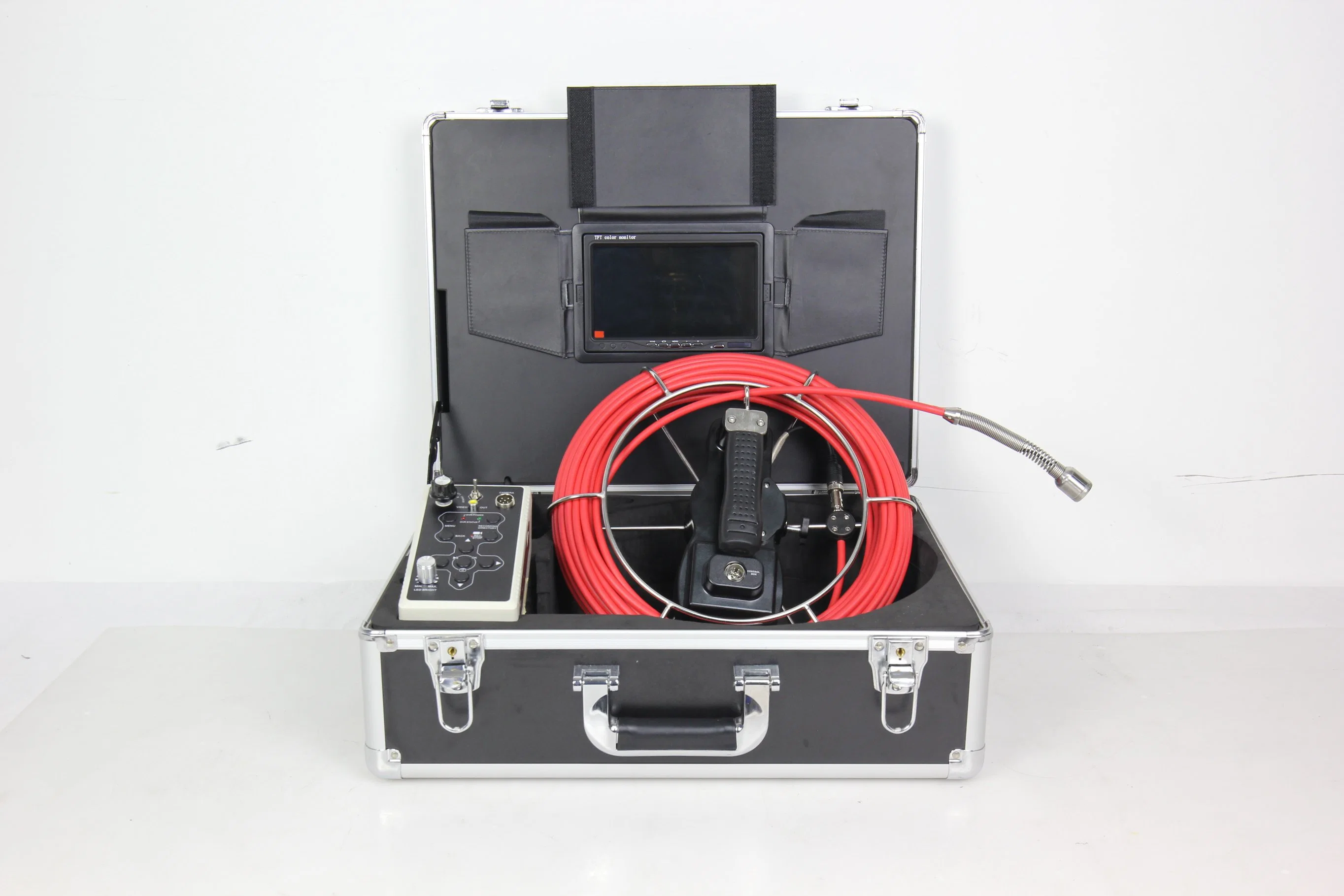 DVR Recording 8 Levels Digital Zoom Sewer Pipe Inspection Camera