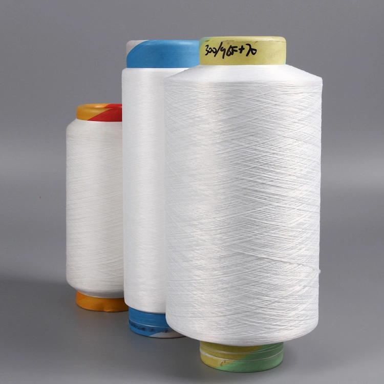 China Manufacturer Spandex Polyester Air Cover Yarn 300/96+70 for Socks