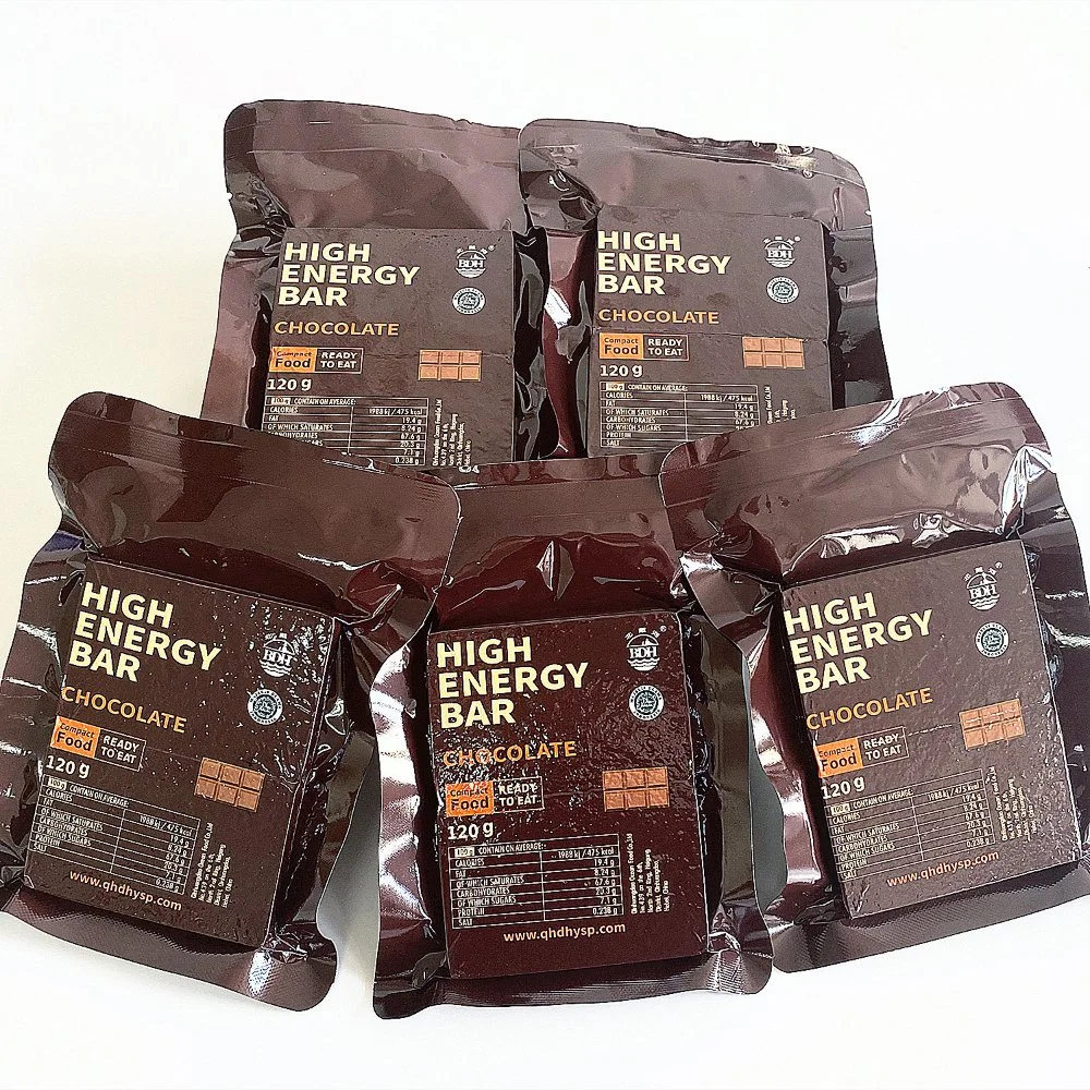 High Energy Bar Chocolate Cookies Military Biscuits Emergency Food Sample Customization