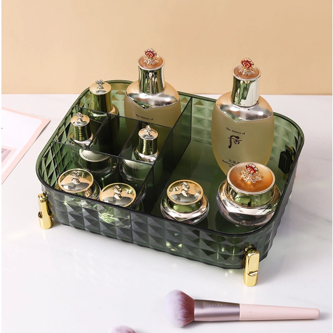 Light Luxury Storage Case Desktop Transparent Cosmetics Storage Case Lipstick