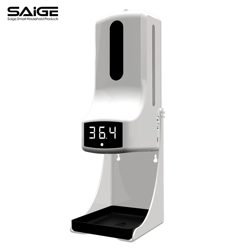 Saige 1000ml K9PRO Plastic Automatic Alcohol Spray Soap Dispenser with Stand