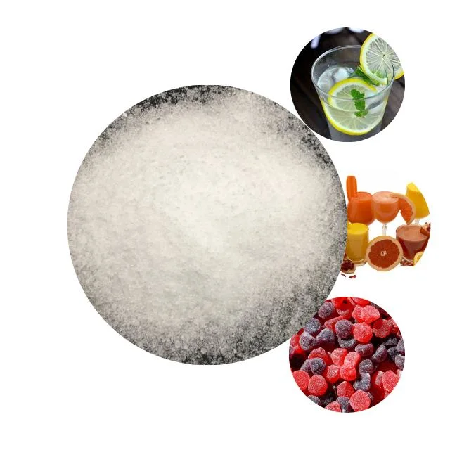 Fine poudre cristalline de grade alimentaire Weifang Ensign marque anhydre Acide citrique monohydraté 30-100mesh