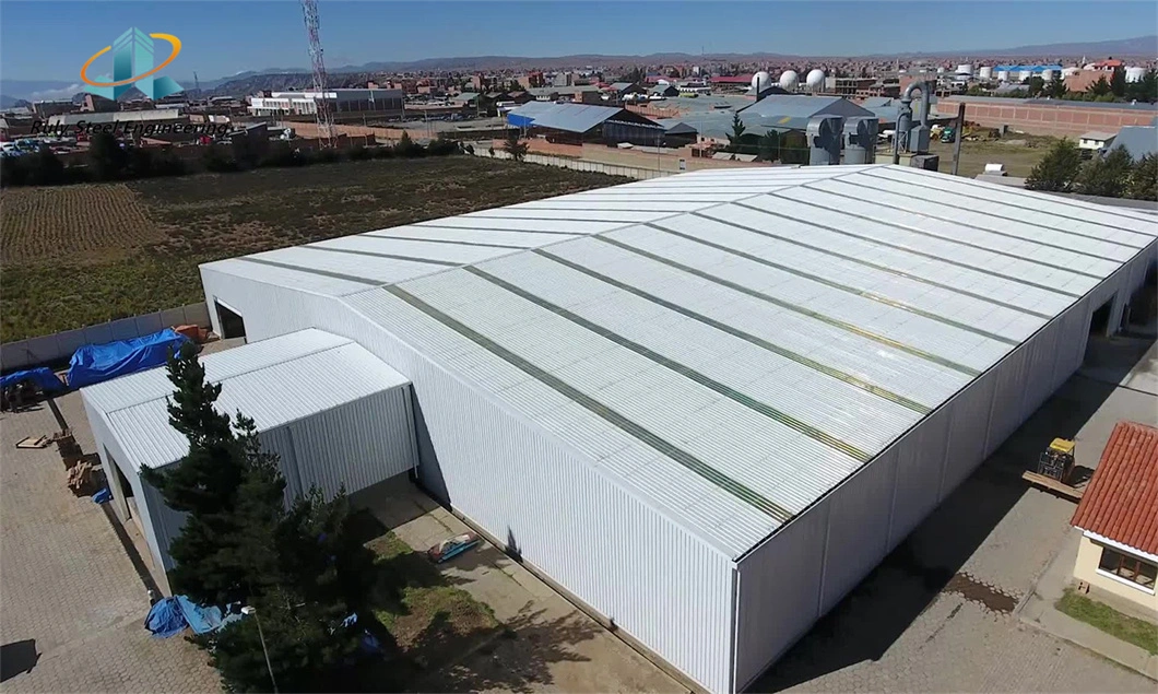 Aislamiento de paneles Sandwich período corto de construcción estructura de acero impermeable prefabricado Almacén logístico