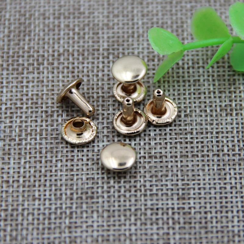 Decorative Metal Stud Jean Button Double Cap Rivets for Handbags Metal Rivet