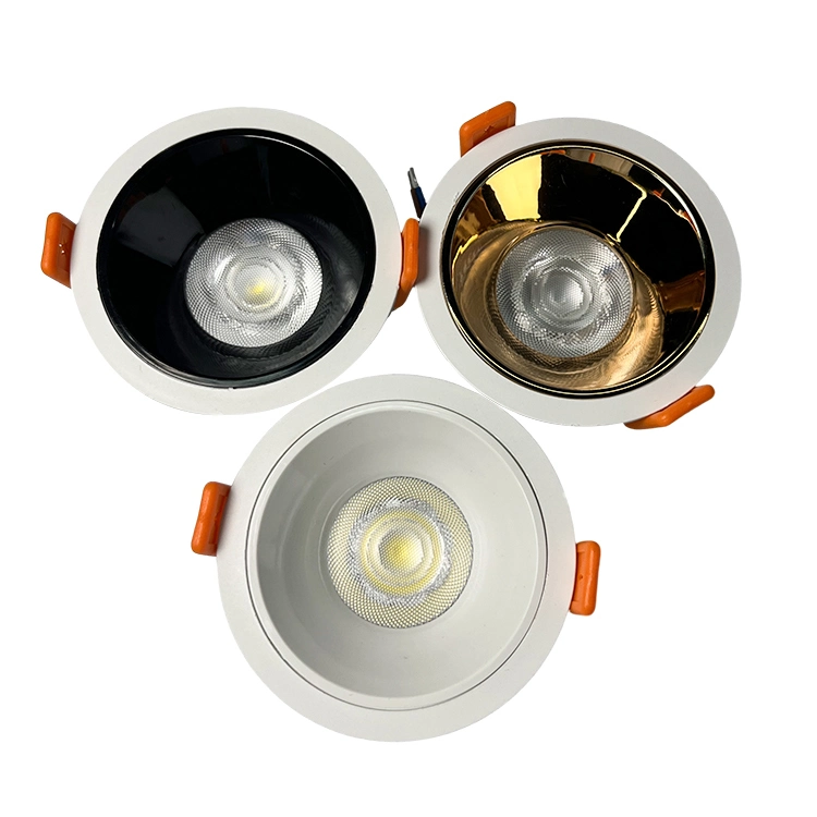 6W 7W Recessed Ceiling Spot Light White LED Downlights for Indoor Lighting