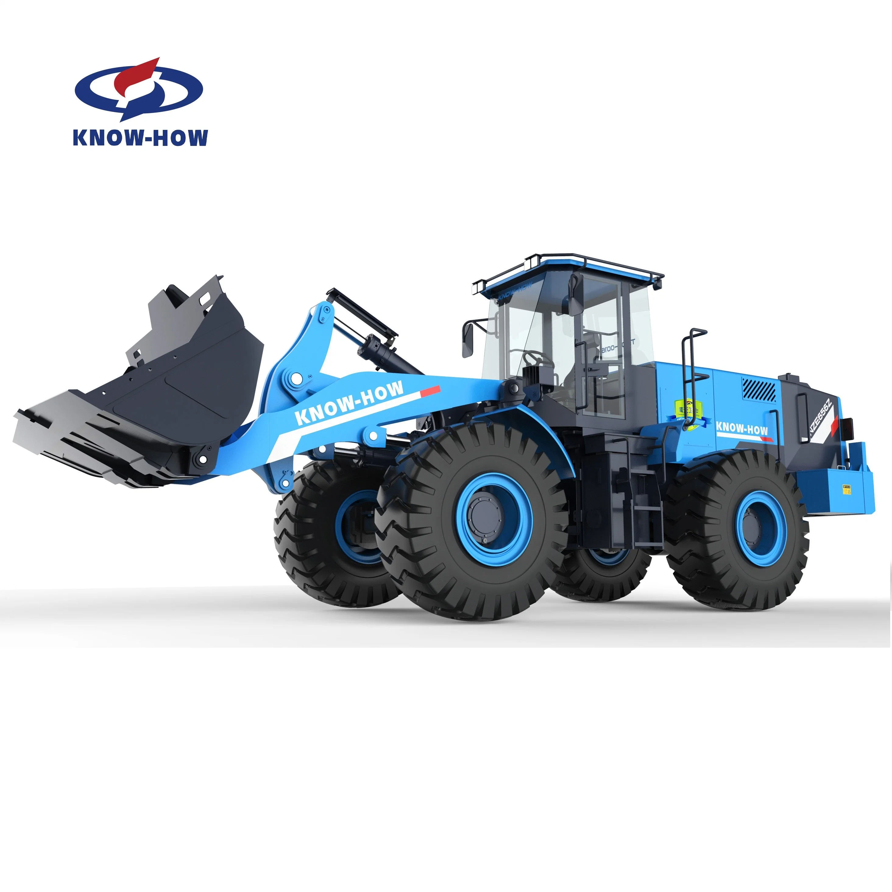 Nze65f Pure Electric Drive, Zero Emission, Green and Environment-Friendly Heavy Duty Big Wheel Cement 7 Tons Wheel Loader Factory