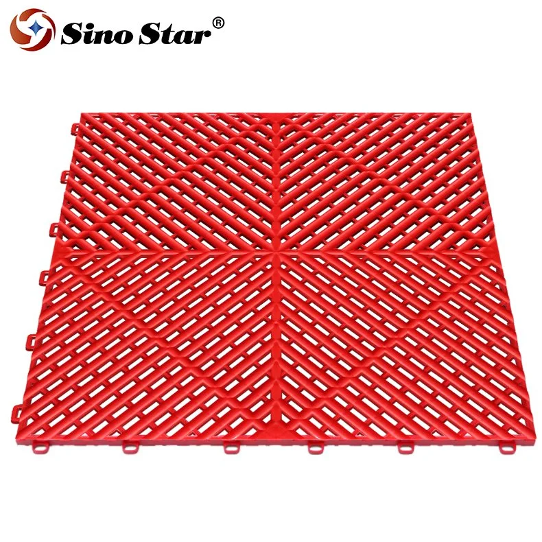 Best Manufacturer Removable Easy Installation Garage Floor Tiles Plastic Injection Rubber Car Mats Mold PVC Car Floor Mat Mold