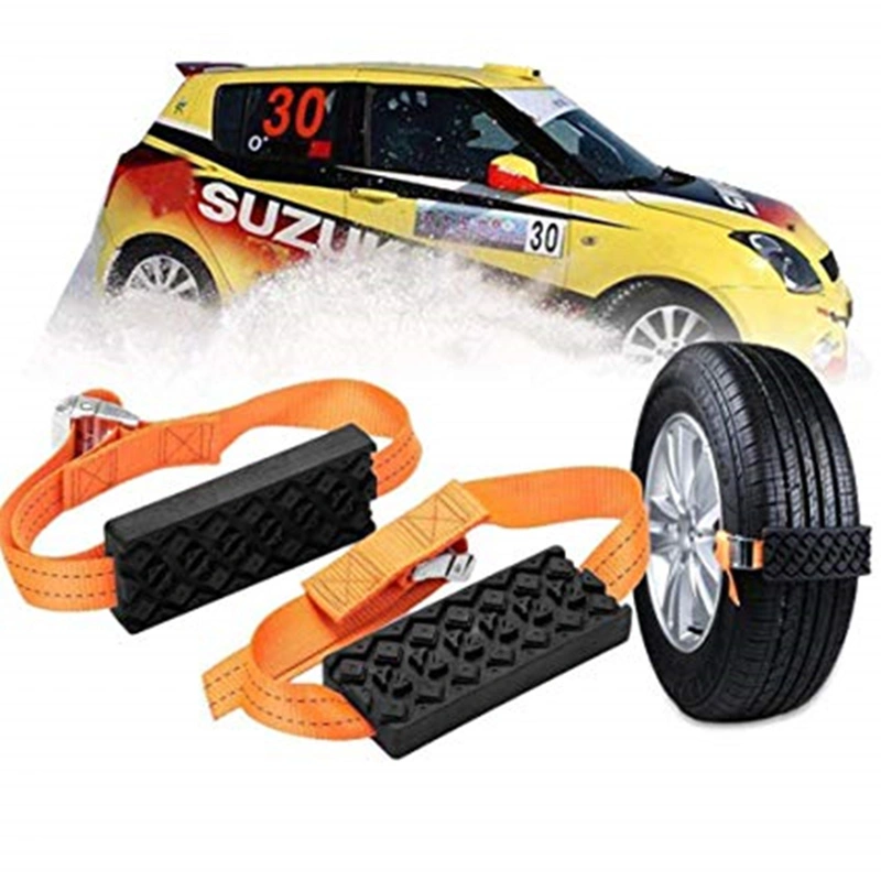 2PCS Car Universal Tire Belt Snow Chains Plastic Winter Wheels Car-Styling Anti-Skid Autocross Wbb13105