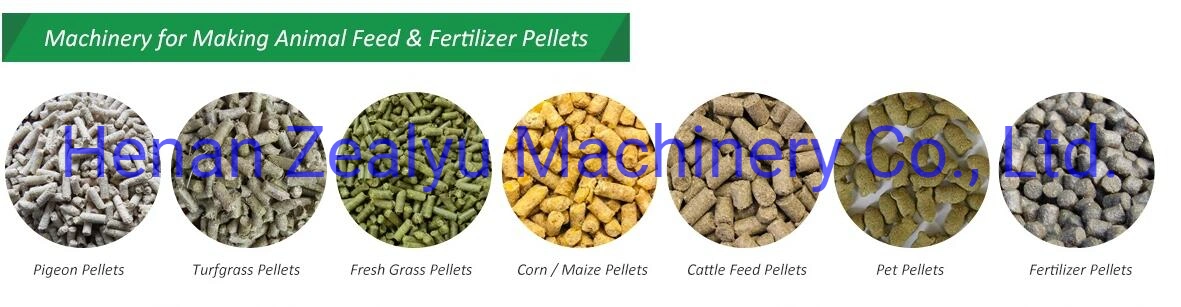 Farm Machinery Equipment Animal Feed Pellet Dry Feed Processing Machine