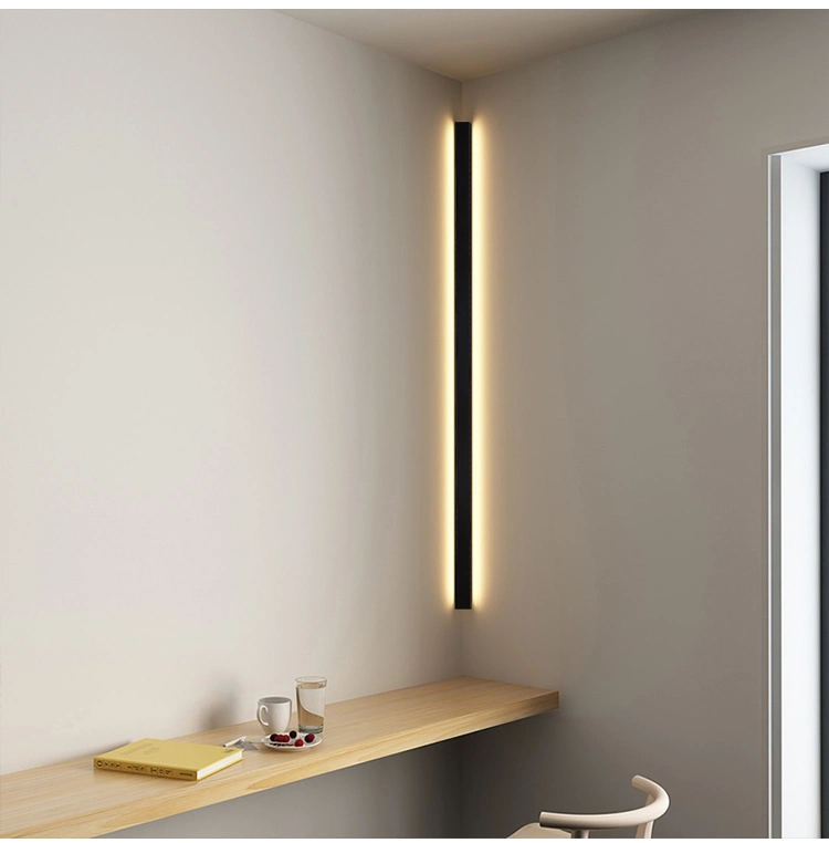 Modern Minimalist Wall Lamp Indoor Simple Line Light Wall Sconces Corner LED Wall Lamp (WH-OR-37)