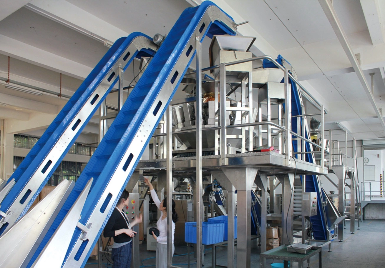 China Supplier Belting Inclined Modular Conveyor Incline Belt Elevator Conveyor