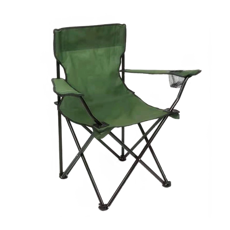 Factory Price Bearing 120kg PE Steel Foldable Folding Chair Seat for Camping