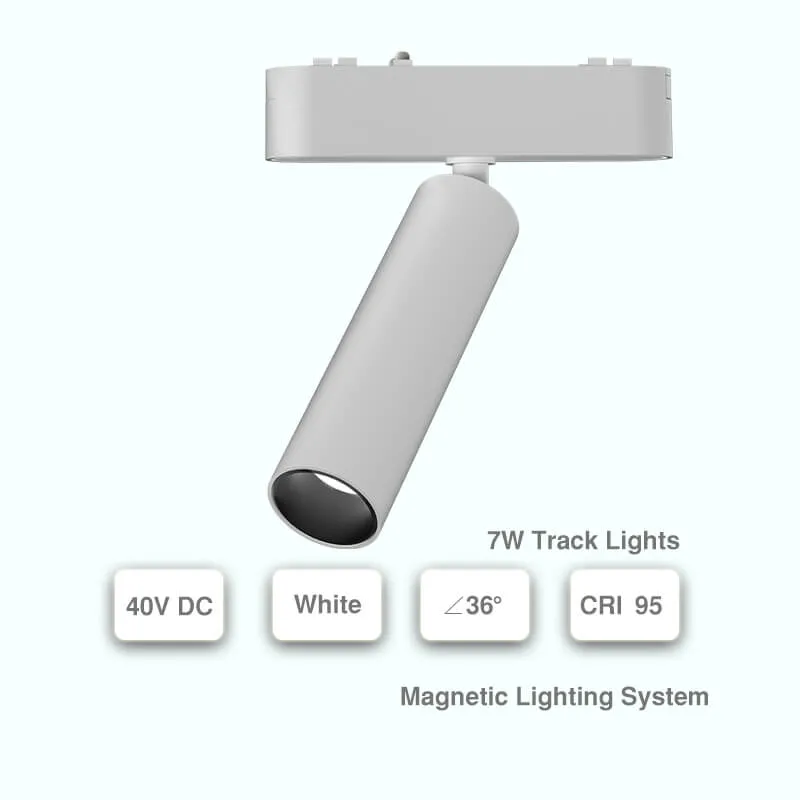 LED Atacadales com sistema de rastos magnético leve LED de baixa tensão, 7 W. Luz dos rastos