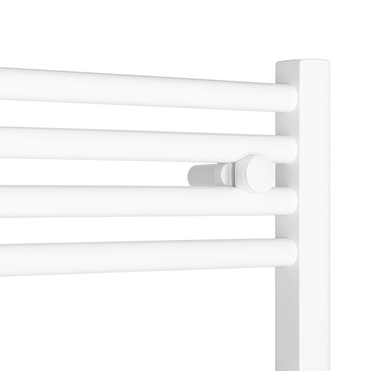 Radiateur de salle de bains chauffant électrique de base blanc avec porte-serviettes chauffant