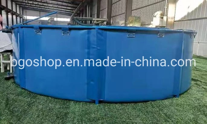 5000L 1mm Thickness Plastic Frame Foldable Fish Pond