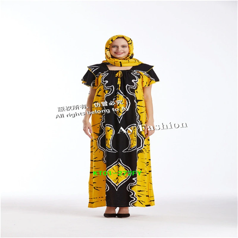 Ay Boubou moda africana vestidos casuais Kaftan Senhoras manto